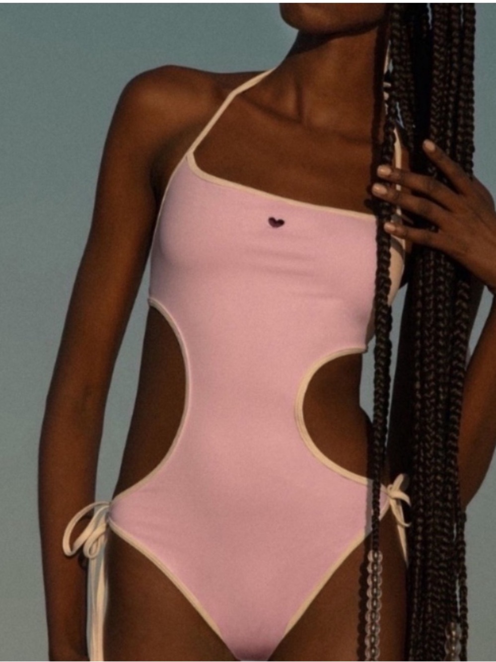 New! Frankie’s Bikinis Victoria's Secret Amelia Pink One-Piece 34661